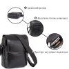Сумка Vintage Кожаная Черная (14470) изображение 4