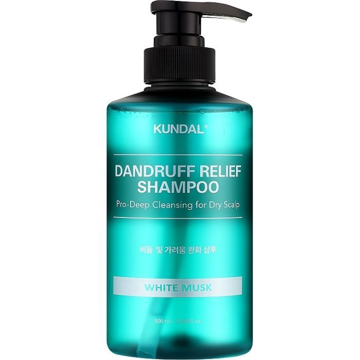 Шампунь Kundal Dandruff Relief Shampoo White Musk 500 мл (8809809426941)