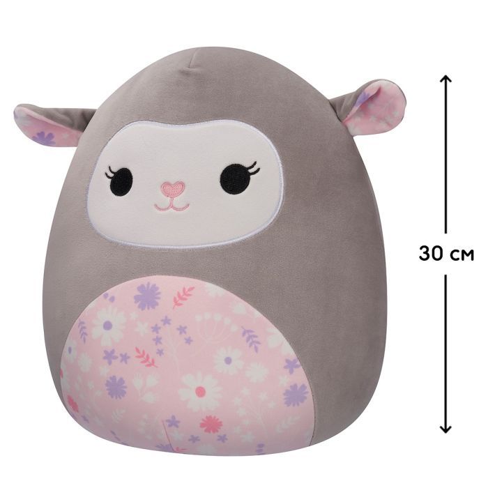 М'яка іграшка Squishmallows Сіре ягня 30 см (SQER00912) зображення 2