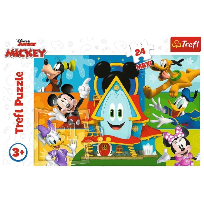 Пазл Trefl Maxi Mickey&friends Микки Маус и друзья 24 элемента (5900511143515) изображение 3
