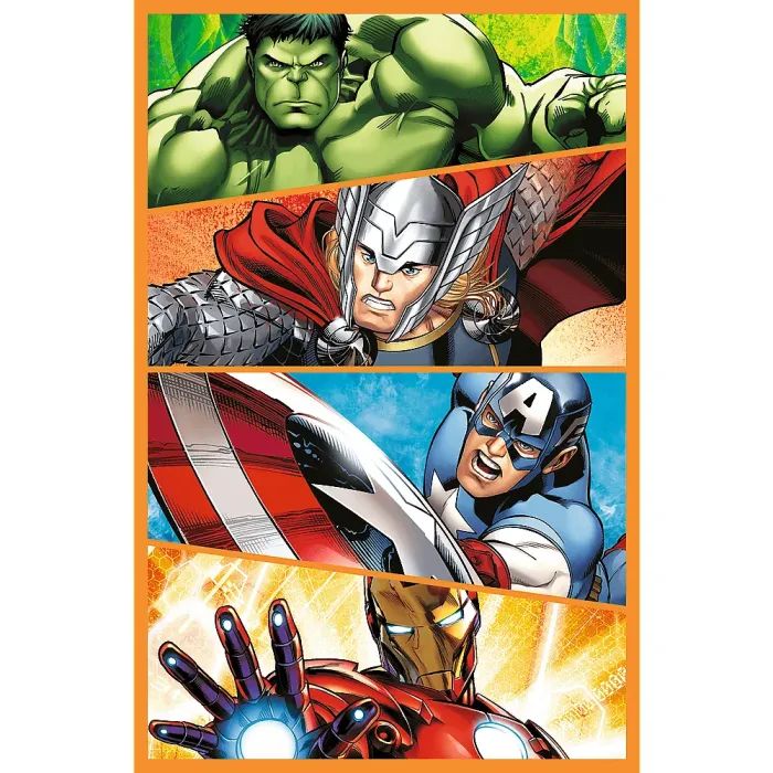 Пазл Trefl The Avengers Дни наполнены действиями 3x80 (5900511348835) изображение 2