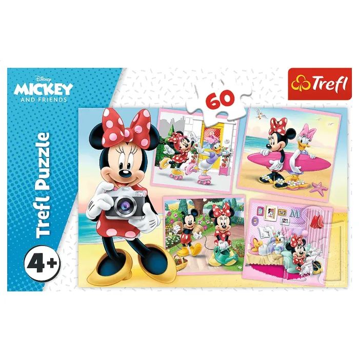 Пазл Trefl Mickey&friends Милая Минни 60 элементов (5900511173604) изображение 3