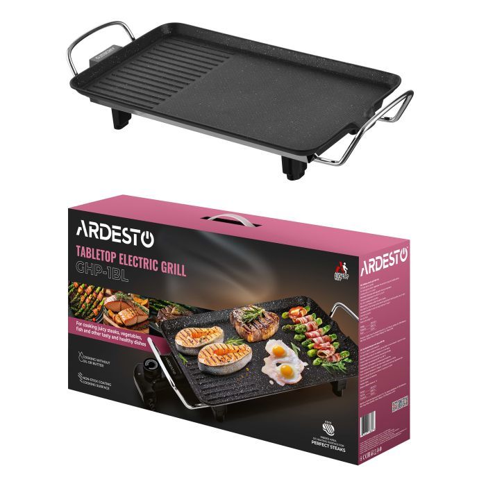 Електрогриль Ardesto GHP-1BL зображення 10