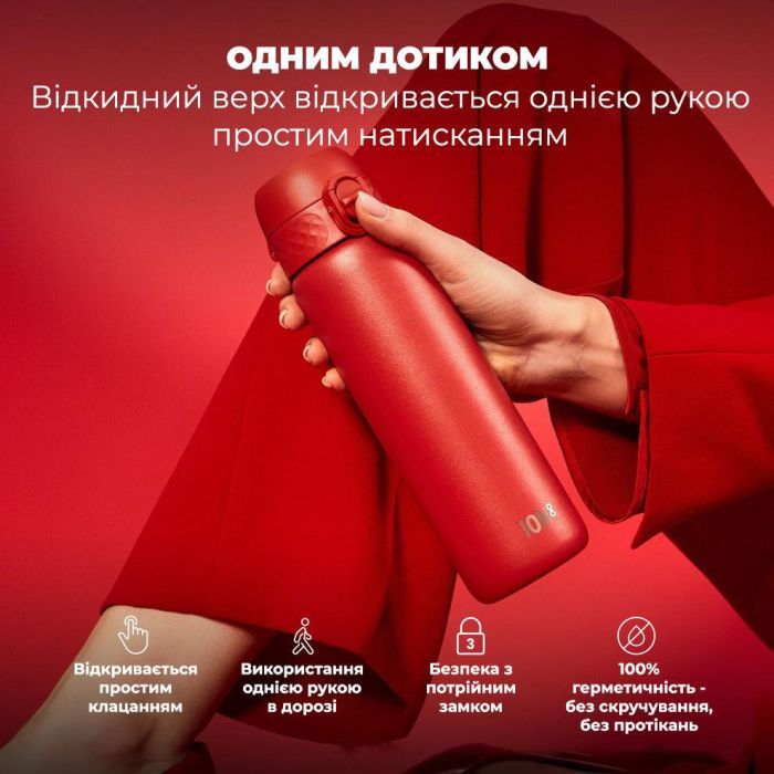 Пляшка для води ION8 OneTouch Vacuum Insulated 500 мл Blue (I8TS500BLU) зображення 2