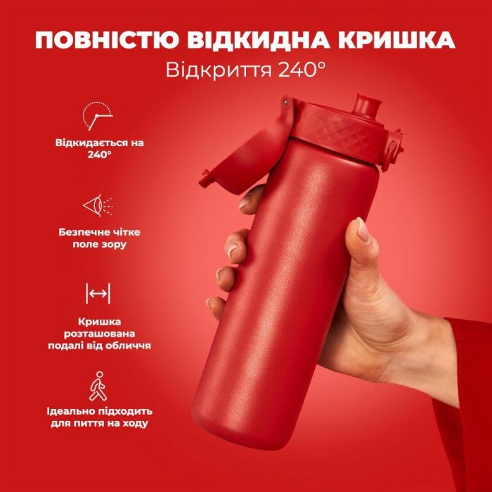 Пляшка для води ION8 OneTouch Vacuum Insulated 500 мл Blue (I8TS500BLU) зображення 3