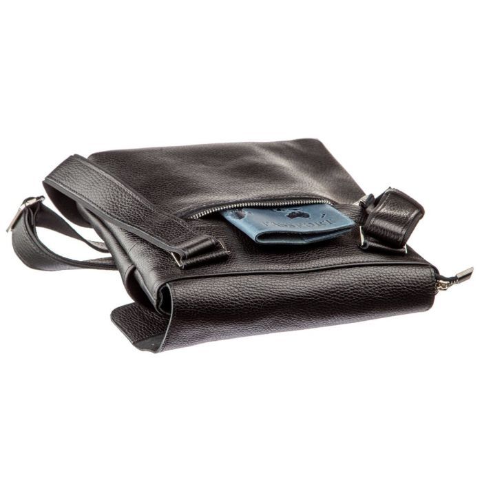 Сумка Shvigel З натуральної шкіри Чорна (11157) зображення 7