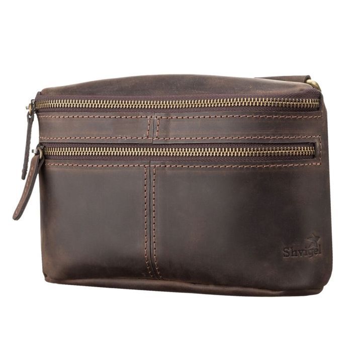 Сумка Shvigel Кожаная Коричневая (11094)
