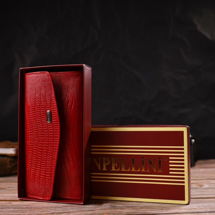 Портмоне Canpellini З натуральної шкіри Червоне (21698) зображення 10