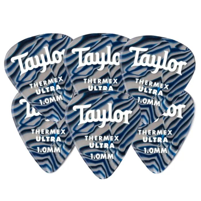 Медіатор Taylor Guitars 351 Thermex Ultra Picks 1.0 Blue Swirl 6 шт. (234444) зображення 2