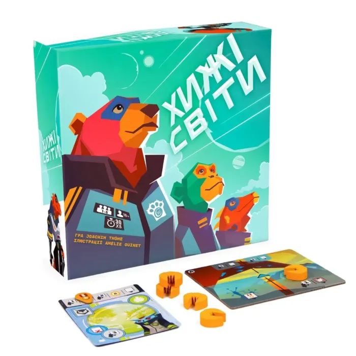 Настільна гра WoodCat Хижі Світи (Wild Space) (укр.) (ВР_ХС) зображення 2