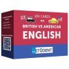Навчальний набір English Student Картки для вивчення англійської мови English Student - British vs American English (укр.) (591226016)