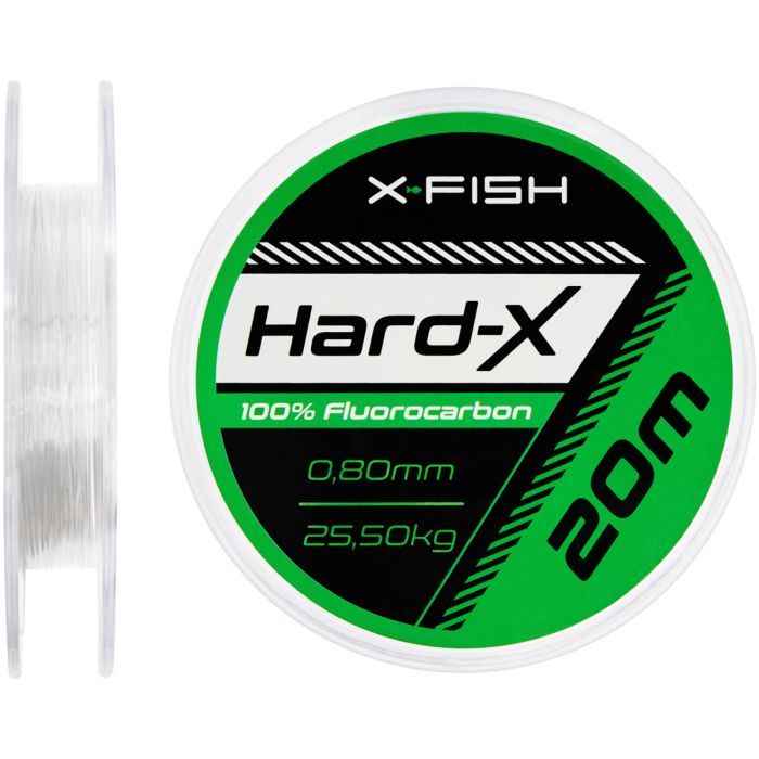 Флюорокарбон X-Fish Hard-X 20m (clear) 0.38mm 6.50kg (1917.03.87)