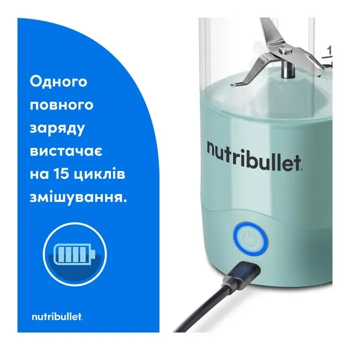 Блендер NUTRIBULLET NBP003LBL зображення 5