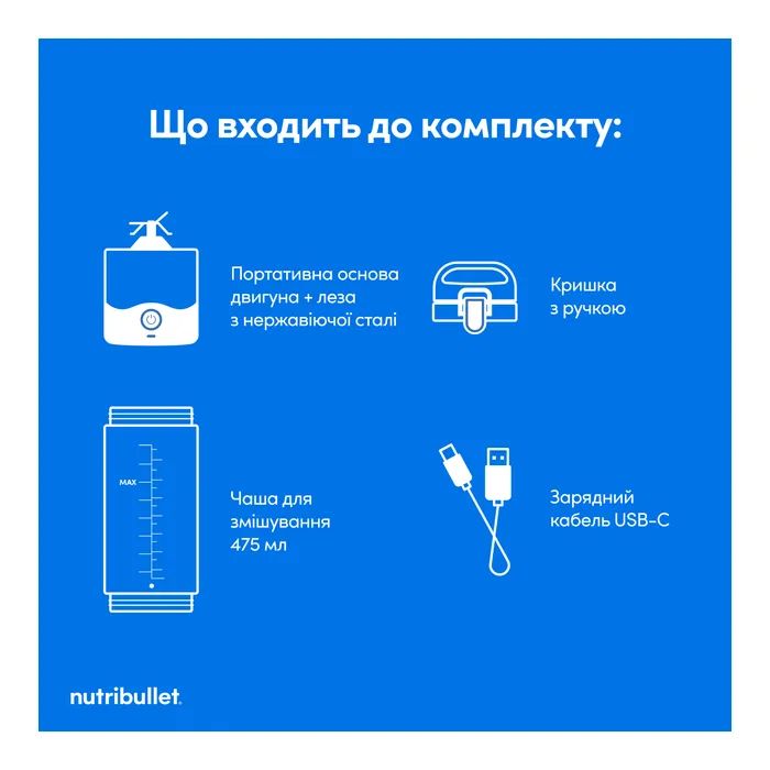 Блендер NUTRIBULLET NBP003W изображение 8