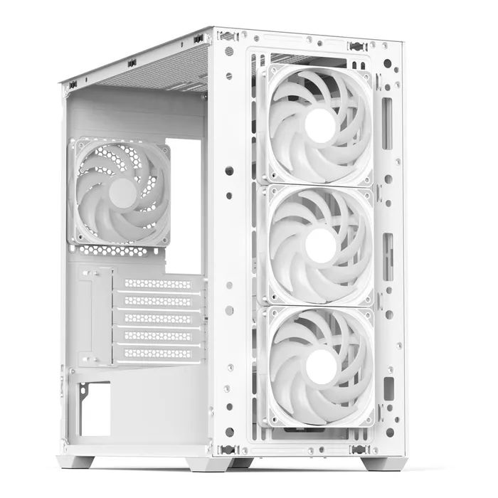 Корпус AeroCool D301A-G-WT-v2 White (ACCS-DS03043.21) изображение 5