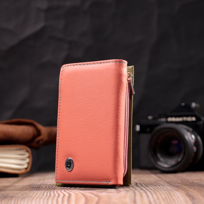 Гаманець ST Leather З натуральної шкіри Різнобарвний (19464) зображення 8