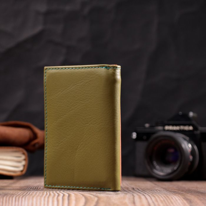 Гаманець ST Leather З натуральної шкіри Різнобарвний (19464) зображення 9