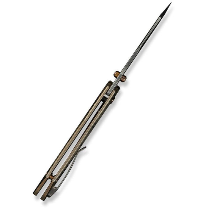 Нож Weknife High-Fin XL, Gold Titanium, Darkwash (WE24010-3) изображение 4