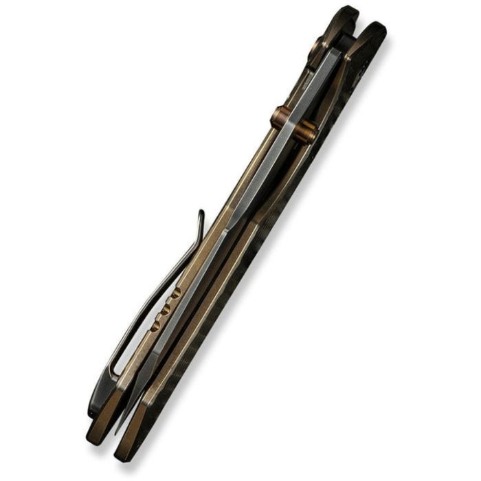 Нож Weknife High-Fin XL, Gold Titanium, Darkwash (WE24010-3) изображение 8