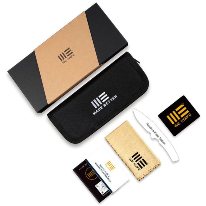 Нож Weknife High-Fin XL, Gold Titanium, Darkwash (WE24010-3) изображение 9