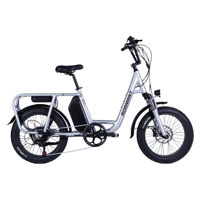 Электровелосипед Dorozhnik 20" eADAMANT HDD 18,5" 48B 17.5А*г 750Вт срiблястий 2025 (ELB-D-20-065)