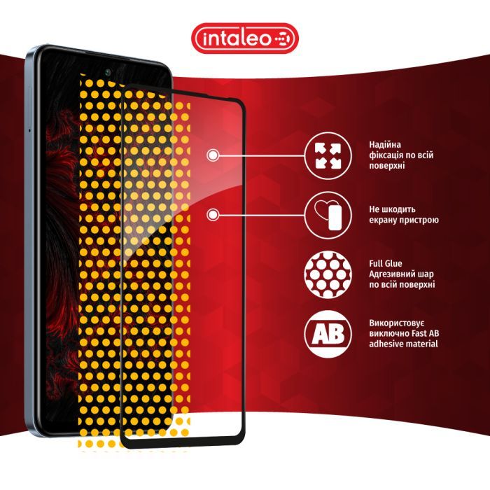 Стекло защитное Intaleo Full Glue Infinix Smart 8 Black (1283126589621) изображение 7