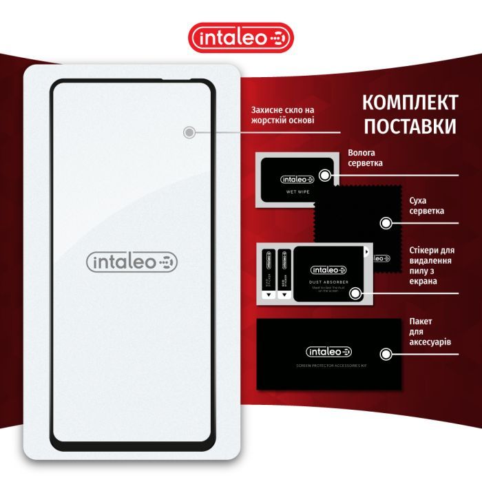 Стекло защитное Intaleo Full Glue Infinix Smart 8 Black (1283126589621) изображение 8