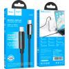 Дата кабель USB-C to USB-C 1.0m Benefit with display 100W U141 black HOCO (6942007611930) изображение 4