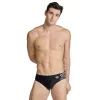 Плавки Arena Kikko V Swim Briefs 006750-510 чорний, білий 85 (3468337061489)