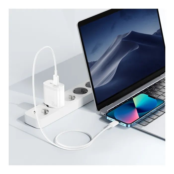 Зарядное устройство XO L105 2xUSB-C PD35W White (L105.white) изображение 2