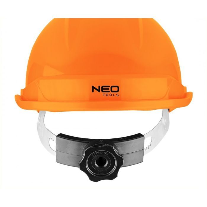 Каска захисна Neo Tools пластик ABS, пряжка для регулювання, біла (97-221) зображення 3