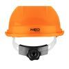 Каска захисна Neo Tools пластик ABS, пряжка для регулювання, помаранчева (97-225) зображення 3