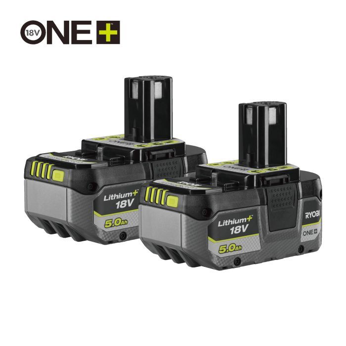 Набор аккумулятор + зарядное устройство Ryobi ONE+ RB1850X2 18V, 2х5Ah (5133005305)