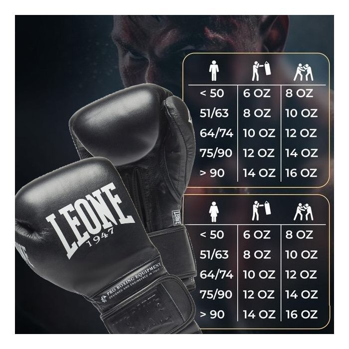 Боксерские перчатки Leone GN111 The Greatest Black 18 унцій (GN111_Black_18oz) изображение 10