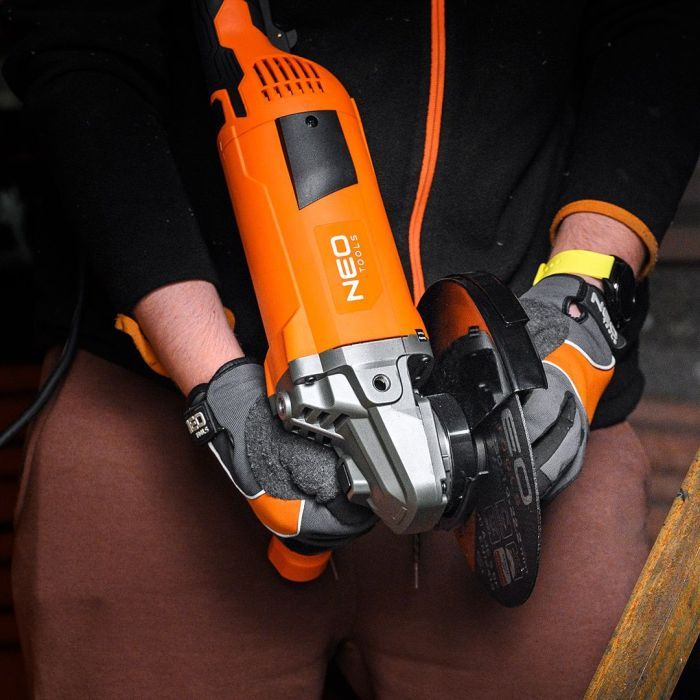 Шліфувальна машина Neo Tools 230мм, 3000W, 6600об/хв, 5.6кг (04-715) зображення 2