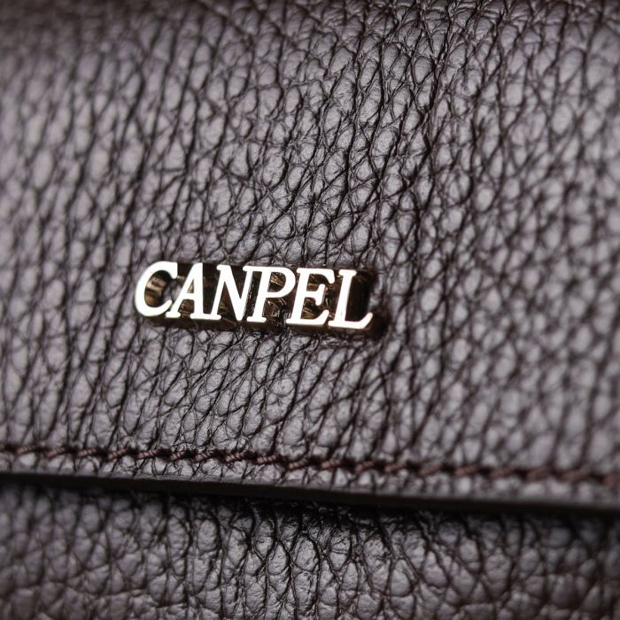 Сумка Canpellini Из натуральной кожи Коричневая (21559) изображение 10