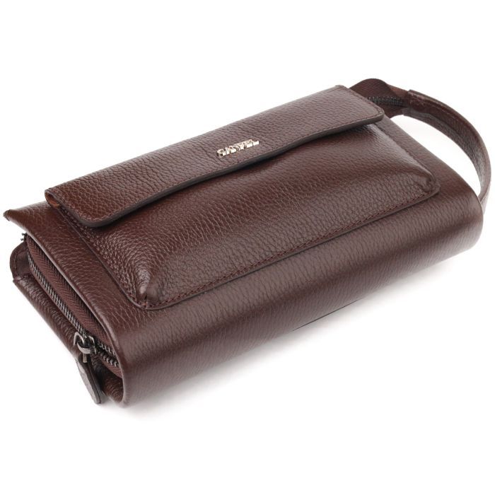 Сумка Canpellini Из натуральной кожи Коричневая (21559) изображение 5