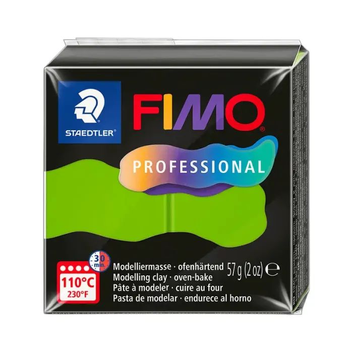 Пластика Fimo Professional, Зелена світла, 57г (4007817163498) > ціни в Києві та Україні Пластика Fimo Professional, Зелена світла, 57г (4007817163498)