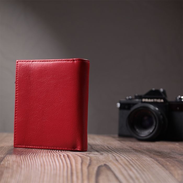 Гаманець ST Leather З натуральної шкіри Червоний (22712) зображення 11