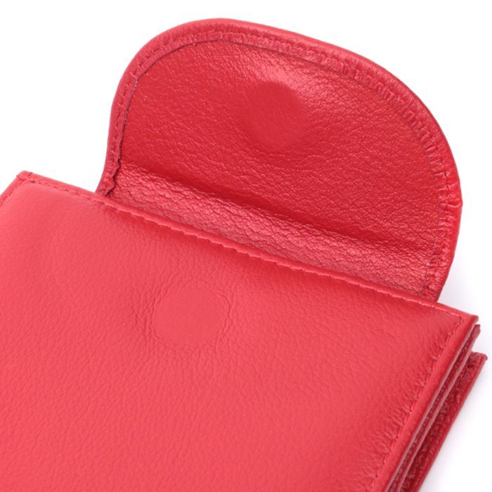 Гаманець ST Leather З натуральної шкіри Червоний (22712) зображення 6
