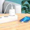 Зарядное устройство HOCO C104A USB-C PD20W + cable USB-C to Lightning white (6931474782908) изображение 8