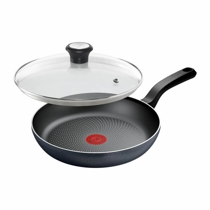Сковорода Tefal So'' Light 28 см, алюміній, бакеліт, скло, чорний (H0560642_SET)