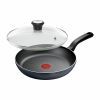 Сковорода Tefal So'' Light 26 см, алюміній, бакеліт, скло, чорний (H0560542_SET)