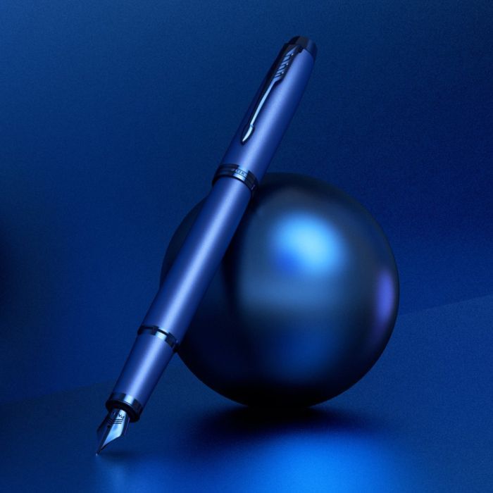 Ручка перьевая Parker IM 17 Professionals Monochrome Blue  FP F (28 111) изображение 10