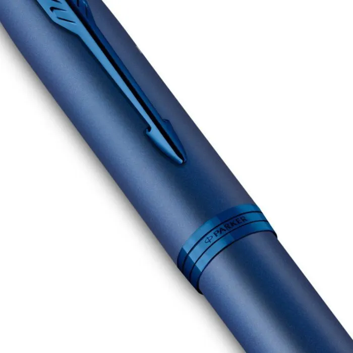 Ручка пір'яна Parker IM 17 Professionals Monochrome Blue  FP F (28 111) зображення 5