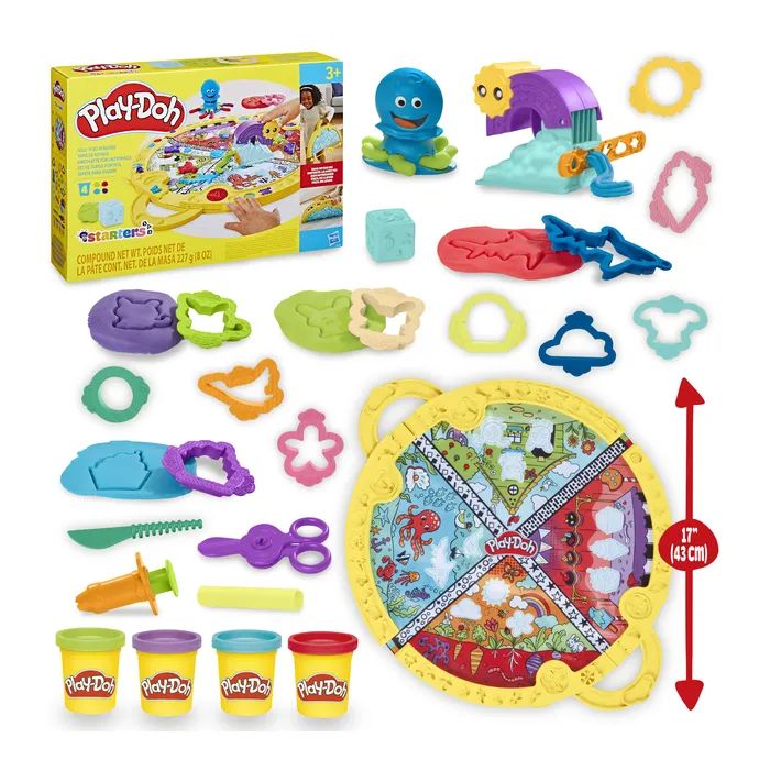 Набір для творчості Hasbro Play-Doh зі складним килимком для зберігання (F9143) зображення 4