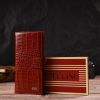 Кошелек Canpellini Из натуральной кожи Рыжий (21918) изображение 10
