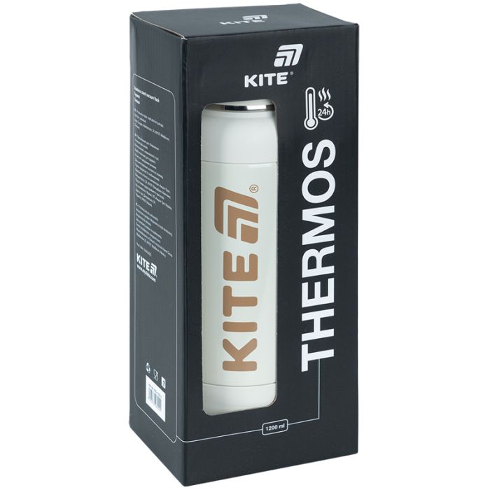 Термос Kite 1200 мл, чорний (K25-1225-1) изображение 6