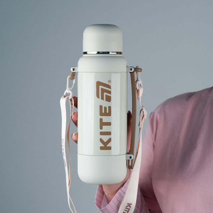 Термос Kite 1200 мл, чорний (K25-1225-1) изображение 7