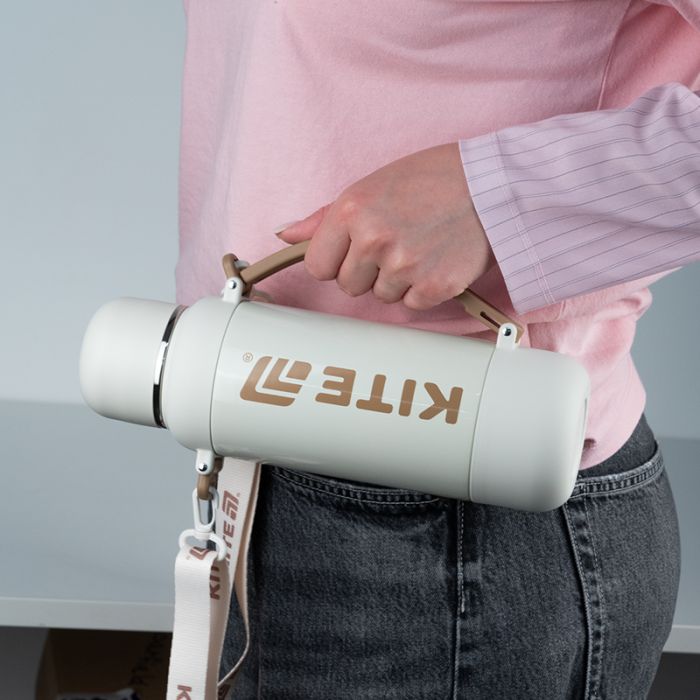 Термос Kite 1200 мл, чорний (K25-1225-1) изображение 8